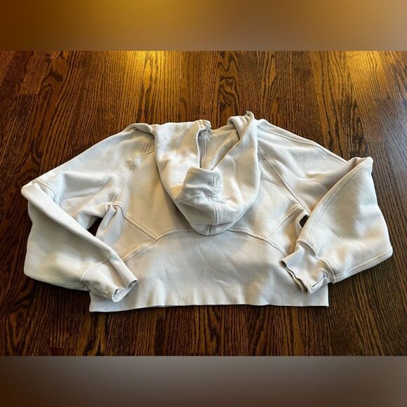 Lululemon Scuba Oversized Half-Zip Hoodie size M/L Colour Bone - Picture 5 of 9